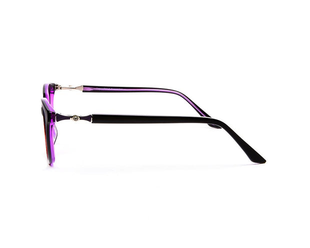 Happster - Female Cateye Full Frame - Black Shine Purple - ANF6022 - (LENSES INCLUDED)*