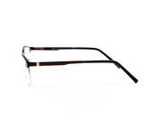 Specsmakers - Unisex DB Rectangle Half Frame - Brown Shine Gold - ANF30348 - (LENSES INCLUDED)*