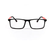 Peepstar - KIDS Square Full Frame - Black Matt Red - AMLT14000 - (LENSES INCLUDED)*