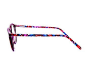Round Tortise WITH Red Shine Full Frame BH314 - Specsmakers