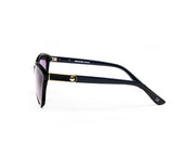 SUNGLASS - FULL FRAME - BLACK SHINE - MUA6050 - CATEYE - 58