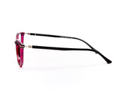 Specsmakers - Unisex Cateye Full Frame - Purple Shine BLACK - COC102 - (LENSES INCLUDED)*