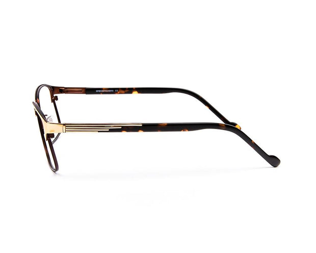 METAL  - FULL FRAME - GOLD SHINE - SQUARE - ANF30582 - (Lenses Included)*