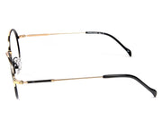 Specsmakers - Unisex Oval Full Frame - Black  Matt  Gold - AMO2419 - (LENSES INCLUDED)*