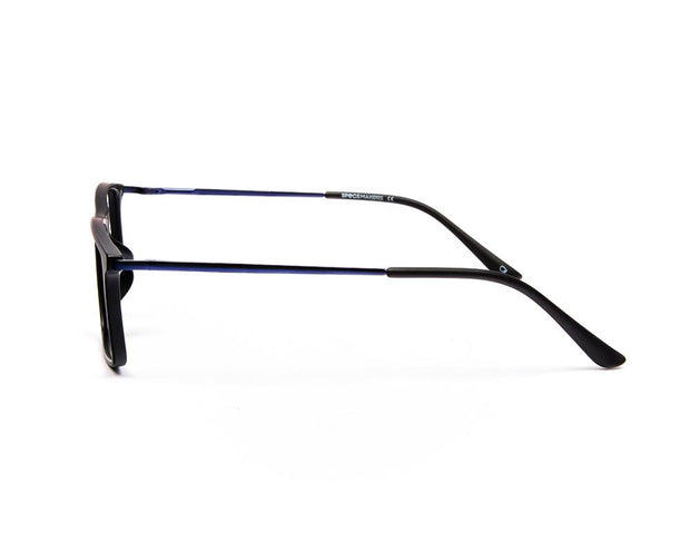 Specsmakers - Unisex Rectangle Full Frame - Black Shine Blue - AML8183 - (LENSES INCLUDED)*