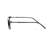 Rectangle Black Shine WITH SILVER Shell Frame SS20050 - (LENSES INCLUDED)*