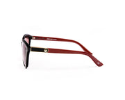 SUNGLASS - FULL FRAME - BLACK SHINE - MUA6050 - CATEYE - 58