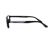 SHELL  - FULL FRAME - UNISEX - BLACK MATT - GREY - RECTANGLE - (Lenses Included)*