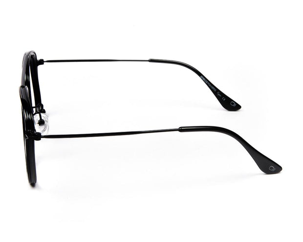 SPECSMAKERS-TUL98027-FULL FRAME-RX-BLACK SHINE-53- (LENSES INCLUDED)*