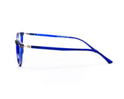 Specsmakers - Unisex Cateye Full Frame - Dark Blue Shine Blue - COC102 - (LENSES INCLUDED)*