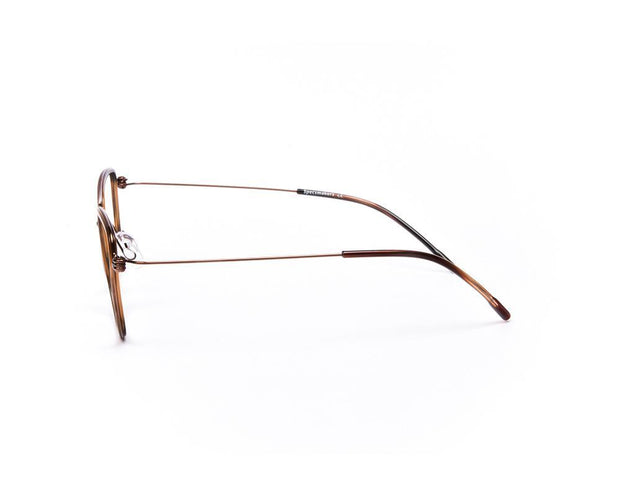 Square Brown Shine WITH Brown Shell Frame SS10333 - (LENSES INCLUDED)*