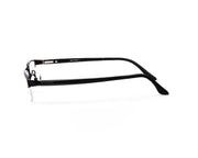 Specsmakers - Unisex Rectangle Half Frame - Black Matt BLACK - PEC88307 - (LENSES INCLUDED)*