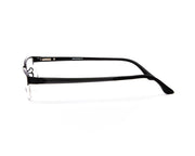 Specsmakers - Unisex Rectangle Half Frame - Black Matt BLACK - PEC88324 - (LENSES INCLUDED)*