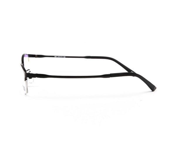 METAL  - HALF FRAME - BLACK MATT - TUK001 - RECTANGLE - 51 - Lenses Incuded