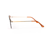 SUNGLASS - FULL FRAME - GOLD SHINE - WAA1476 - DB AOVAL - 60