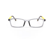 Peepstar - KIDS Rectangle Full Frame - Grey Matt YELLOW - AMLT14007 - (LENSES INCLUDED)*
