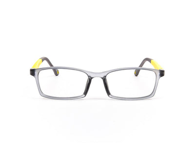 Peepstar - KIDS Rectangle Full Frame - Grey Matt YELLOW - AMLT14007 - (LENSES INCLUDED)*