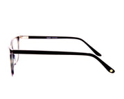 Cateye Grey Tortise with BLACK ACETATE Full Frame AMI5010 - Specsmakers