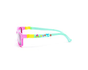 Rectangle PINK SHINE WITH GREEN SUNGLASS KIDS AMK854