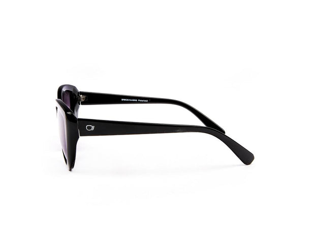 SUNGLASS - FULL FRAME - BLACK SHINE - MUA6047 - CATEYE - 54