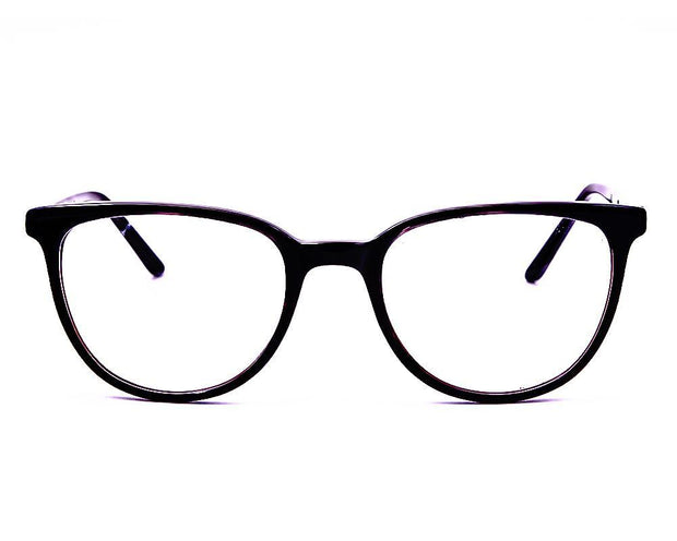 Cateye Brown Shine with Brown ACETATE Full Frame AMI5007 - Specsmakers