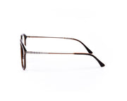 Square Brown Shine WITH Brown Shell Frame SS20084 - (LENSES INCLUDED)*