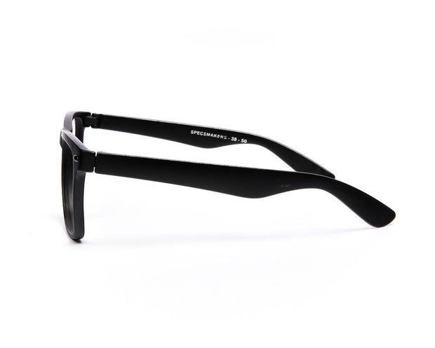 Square Black Matt  BLACK Shell Frame - (LENSES INCLUDED)*