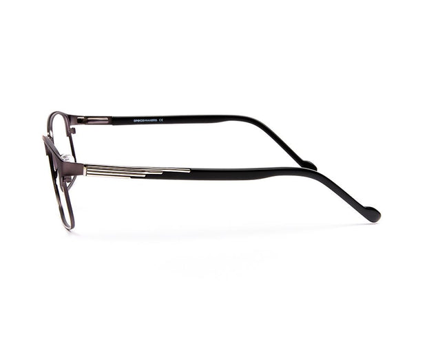 METAL  - FULL FRAME - GREY METALLIC MATT - SQUARE - ANF30582 - (Lenses Included)*