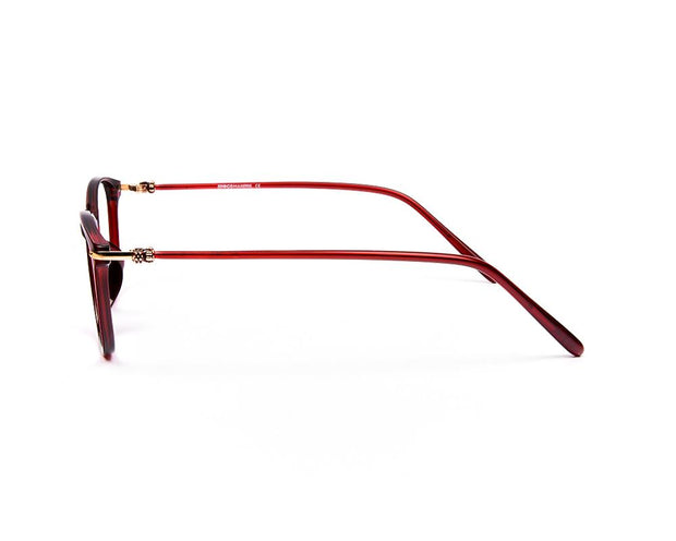 SHELL  - FULL FRAME - RED SHINE - CATEYE - AML11708 - (Lenses Included)*