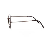 Specsmakers - Unisex Round Full Frame - Brown Shine Brown - ANF30778 - (LENSES INCLUDED)*