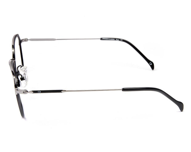 Specsmakers - Unisex Square Full Frame - Black Matt Grey Metallic - AMO2420 - (LENSES INCLUDED)*