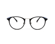 SHELL  - FULL FRAME - BLACK MATT - TUI9209 - ROUND - 49 - Lenses Incuded