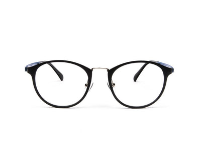 SHELL  - FULL FRAME - BLACK MATT - TUI9209 - ROUND - 49 - Lenses Incuded