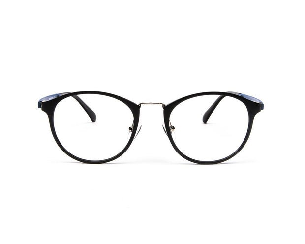 SHELL  - FULL FRAME - BLACK MATT - TUI9209 - ROUND - 49 - Lenses Incuded