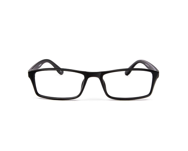 SHELL  - FULL FRAME - UNISEX - BLACK MATT - RED - RECTANGLE - (Lenses Included)*