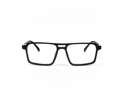 SHELL FRAME - FULL FRAME - BLACK SHINE - TUK2416 - SQUARE - 51 - Lenses Included