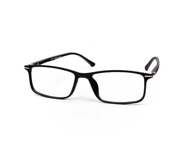 Specsmakers - Unisex Rectangle Full Frame - Black Matt BLACK - COC101 - (LENSES INCLUDED)*