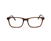 SHELL HAPSTER - FULL FRAME - BROWN SHINE - RECTANGLE - CO7182 - (Lenses Included)*