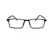 Specsmakers - Unisex Rectangle Full Frame - Black Matt Grey Metallic - AML8189 - (LENSES INCLUDED)*