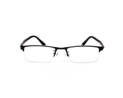 Specsmakers - Unisex Rectangle Half Frame - Black Matt BLACK - PEC88308 - (LENSES INCLUDED)*