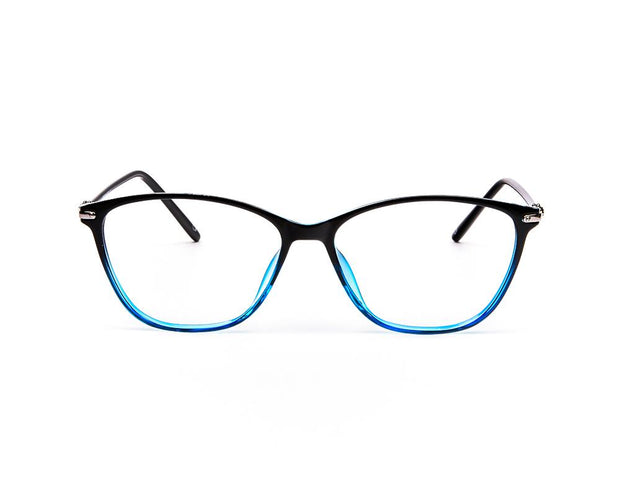 SHELL  - FULL FRAME - BLUE DUO - CATEYE - AML11708 - (Lenses Included)*