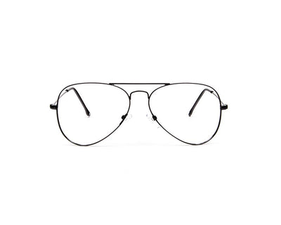 Specsmakers - Unisex DB Oval Full Frame - Black Shine BLACK - AML3001 - (LENSES INCLUDED)*