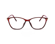 SHELL  - FULL FRAME - RED SHINE - CATEYE - AML11708 - (Lenses Included)*