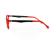 Peepstar - KIDS Rectangle Full Frame - Red Matt BLACK - AMLT14001 - (LENSES INCLUDED)*
