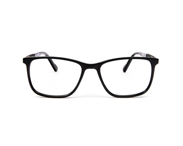 HAPPSTER - FULL FRAME - UNISEX - BLACK SHINE - BLACK - SQUARE - (Lenses Included)*