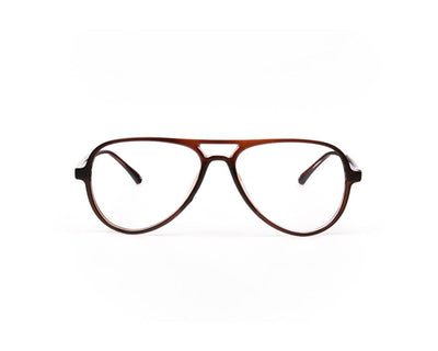 SHELL FRAME - FULL FRAME - BROWN SHINE - TUK2431 - Oval - 55 - Lenses Included