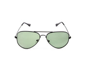 METAL SUNGLASS - FULL FRAME - BLACK MATT - SOI3025 - AOVAL - 57