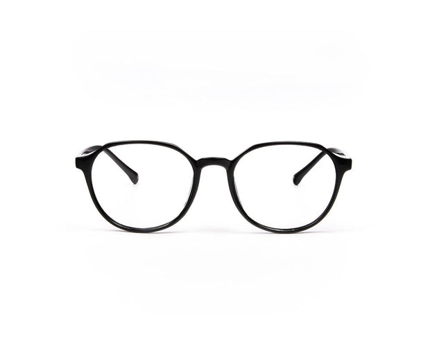 SHELL FRAME - FULL FRAME - BLACK SHINE - TUK2390 - ROUND - 52 - Lenses Included
