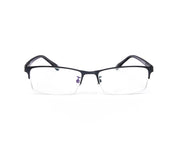 METAL  - HALF FRAME - BLUE MATT - TUK8817 - RECTANGLE - 52 - Lenses Incuded