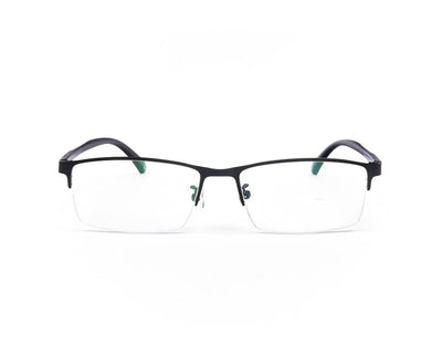 METAL  - HALF FRAME - BLUE MATT - TUK78071 - RECTANGLE - 51 - Lenses Incuded
